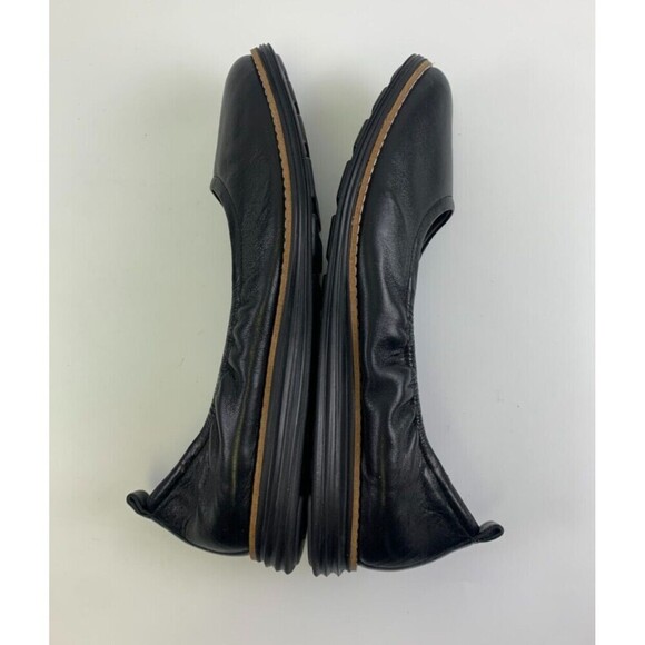Cole Haan Originalgrand Ballet Flat Black Leather Flat Round Toe SlipOn Women 11 - Picture 9 of 10